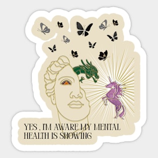 Mental health awareness Sticker